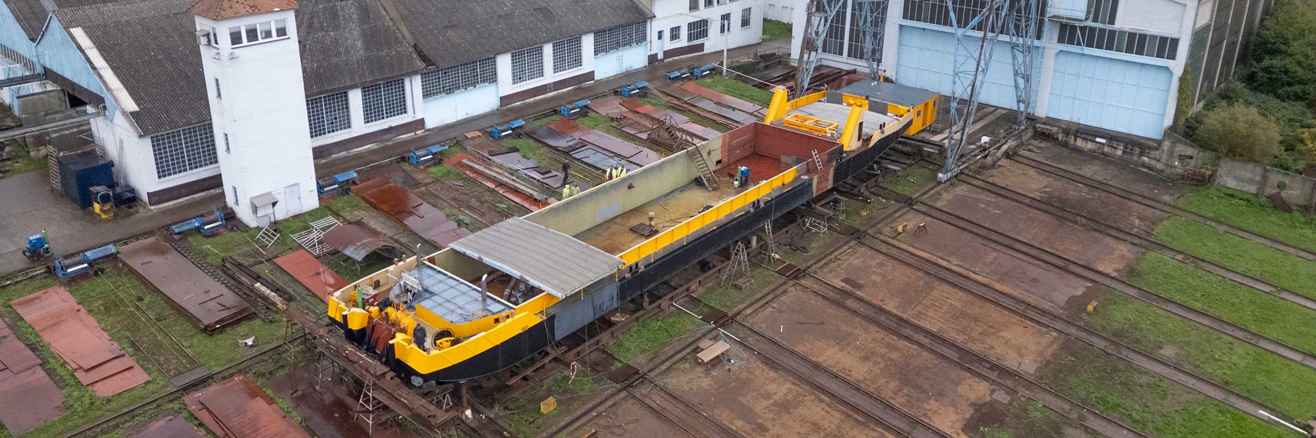 © Mario Stockinger Luftbild OHF 400 Erlenbacher Werft